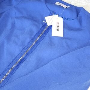 JustFab Jacket Blue XS